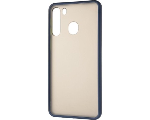 Чохол до мобільного телефона Gelius Bumper Mat Case for Samsung A215 (A21) Blue (00000079432)