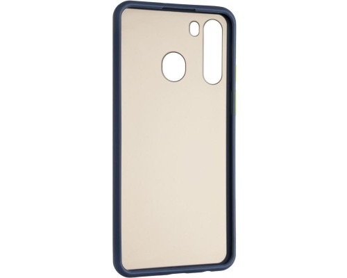 Чохол до мобільного телефона Gelius Bumper Mat Case for Samsung A215 (A21) Blue (00000079432)