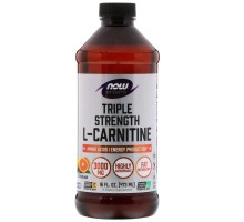 Амінокислота Now Foods L-Карнітин, 3000 мг, Рідкий з цитрусовим смаком, L-Carnitine (NOW-00064)