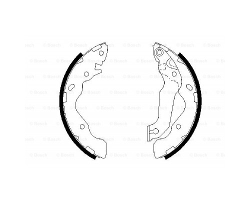 Гальмівні колодки Bosch 0 986 487 673