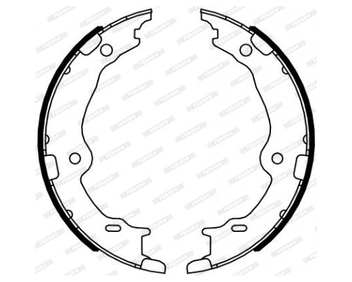 Гальмівні колодки FERODO FSB4123