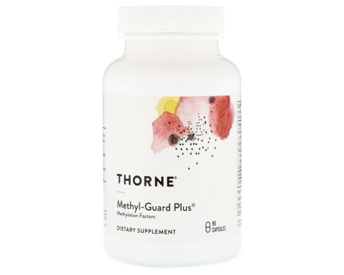 Вітамін Thorne Research Метил-Гард, Вітаміни для Мозку, Methyl-Guard Plus, 90 капсул (THR-78901)