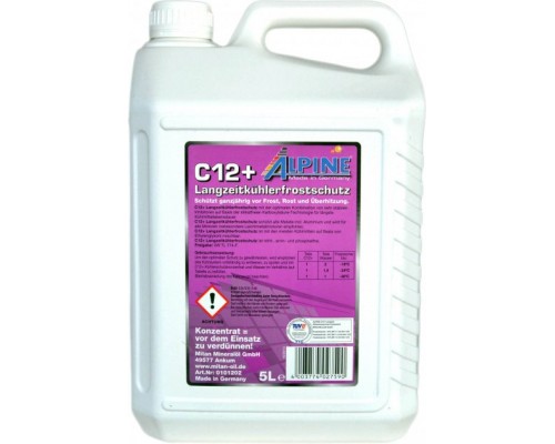 Антифриз Alpine концентрат  C12+ Langzeitkuhlerfrostschutz VW TL 774-F фіол (1205-5)