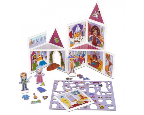 Ігровий набір Melissa&Doug магнітний Середньовічний замок (MD30662) 