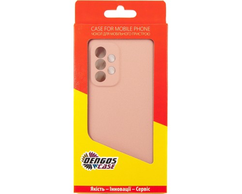 Чохол до мобільного телефона Dengos Soft для Samsung Galaxy A33 (pink) (DG-TPU-SOFT-01)