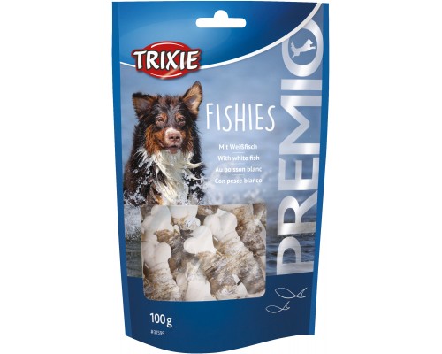 Ласощі для собак Trixie Premio Fishies кісточка з рибою 100 г (4011905315997)