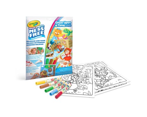 Набір для творчості Crayola Розмальовка Color Wonder Улюблені казки 18 сторінок (75-2816)