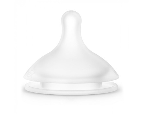 Соска Suavinex силіконова, фізіологічна, середній потік 2 шт. (307043)