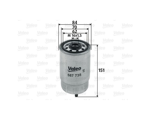 Фільтр паливний Valeo 587735