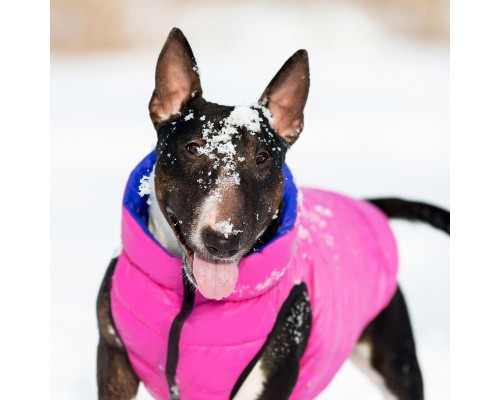 Курточка для тварин Airy Vest двостороння М 50 фіолетово-рожева (1627)