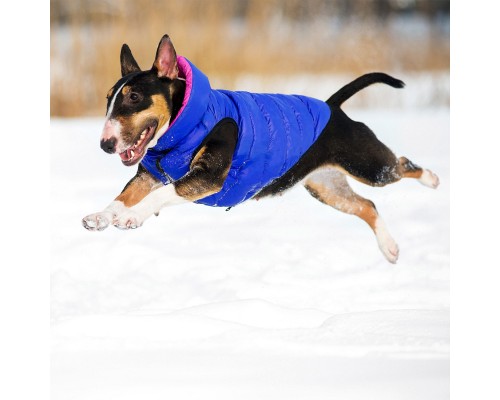 Курточка для тварин Airy Vest двостороння М 50 фіолетово-рожева (1627)