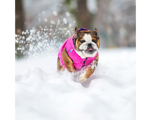 Курточка для тварин Airy Vest двостороння М 50 фіолетово-рожева (1627)