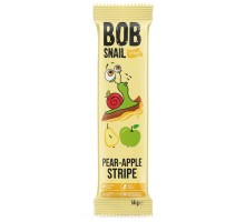 Цукерка Bob Snail Равлик Боб Яблуко Груша, страйп, 14 г (4820206080714)