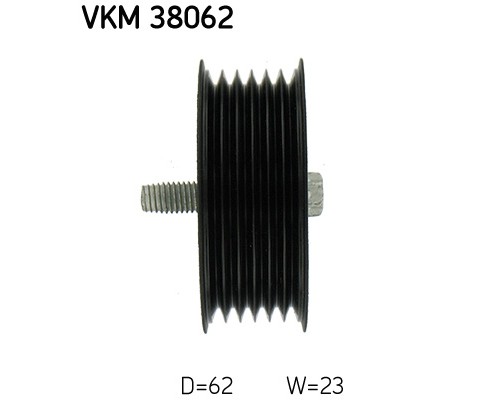 Ролик натягувача ременя SKF VKM 38062