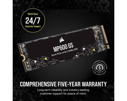 Накопичувач SSD M.2 2280 2TB MP600GS Corsair (CSSD-F2000GBMP600GS)