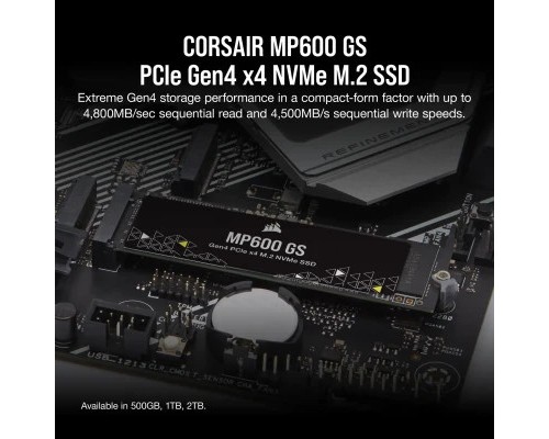 Накопичувач SSD M.2 2280 2TB MP600GS Corsair (CSSD-F2000GBMP600GS)