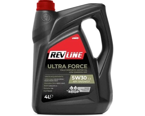Моторна олива REVLINE ULTRA FORCE C3 5w40 4л (RUFC35404)