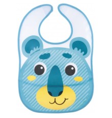 Слинявчик Canpol babies Hello Little пластмасовий з кишенькою Бірюзовий (9/232_tur)