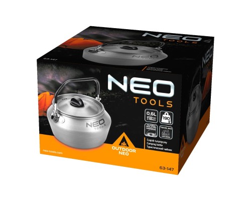 Чайник туристичний Neo Tools 0.8 л Grey (63-147)