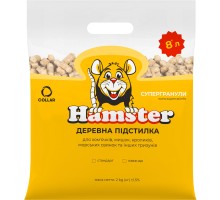 Наповнювач для туалету Super Cat Hamster Деревний вбирний з запахом лаванди 2 кг (3.4 л) (5705)