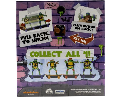 Ігровий набір Funrise TMNT Черепашки-ніндзя класичні Майстри бойових мистецтв Леонардо movie star 2023 (71059)