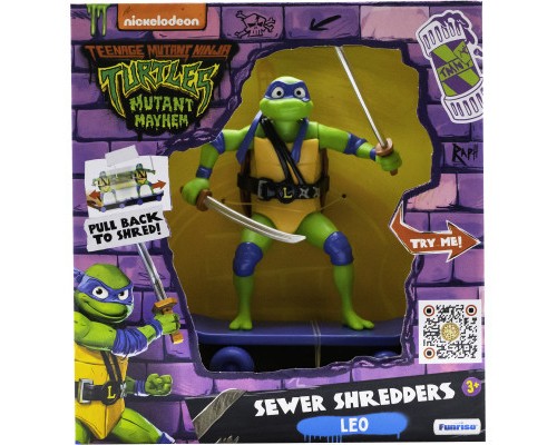 Ігровий набір Funrise TMNT Черепашки-ніндзя класичні Майстри бойових мистецтв Леонардо movie star 2023 (71059)