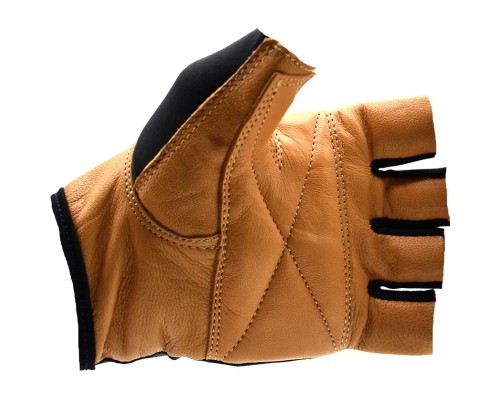 Рукавички для фітнесу MadMax MFG-444 Fitness Brown S (MFG-444-Brown_S)