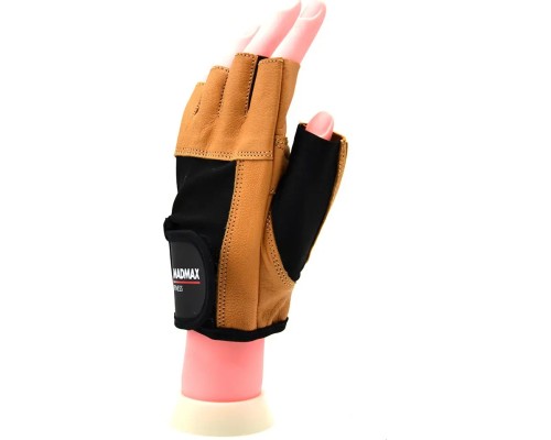 Рукавички для фітнесу MadMax MFG-444 Fitness Brown S (MFG-444-Brown_S)