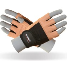 Рукавички для фітнесу MadMax MFG-444 Fitness Brown S (MFG-444-Brown_S)