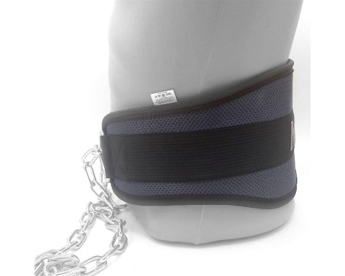 Обважнювач MadMax MFA-290 неопреновий з ланцюгом Сіро-Чорний L (MFB-290)