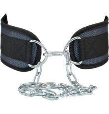 Обважнювач MadMax MFA-290 неопреновий з ланцюгом Сіро-Чорний L (MFB-290)