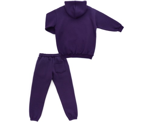 Спортивний костюм дитячий A-Yugi флісовий (7205-140G-lilac)