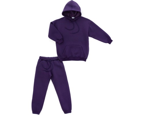 Спортивний костюм дитячий A-Yugi флісовий (7205-140G-lilac)