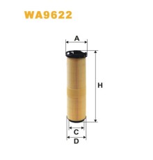 Повітряний фільтр для автомобіля Wixfiltron WA9622