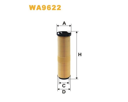 Повітряний фільтр для автомобіля Wixfiltron WA9622