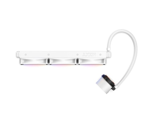 Система рідинного охолодження NZXT Kraken RGB 360mm AIO liquid cooler w/Display, (RL-KR360-W1)