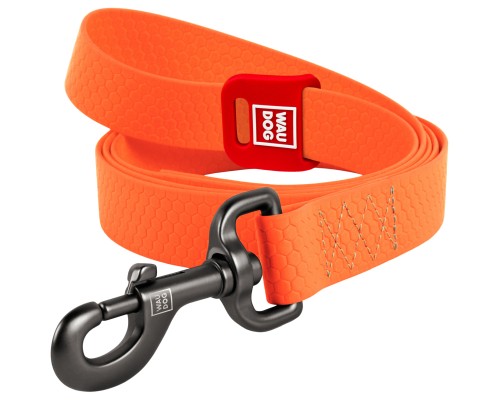 Повідок для собак WAUDOG Waterproof M Ш 20 мм Д 183 см помаранчевий (27294)