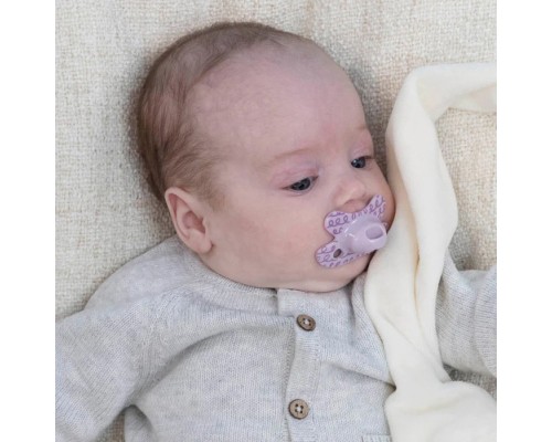 Пустушка Difrax Natural Newborn, 0+ міс (113 Lilac_curls)