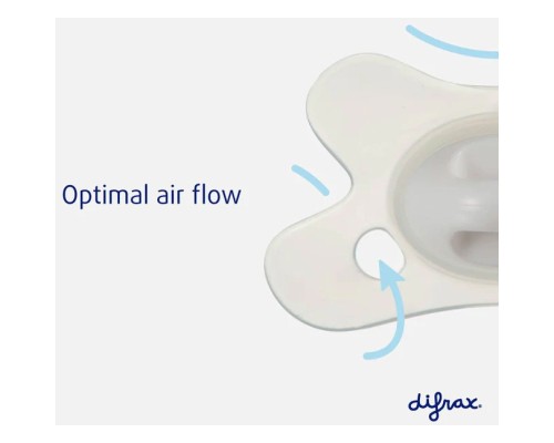 Пустушка Difrax Natural Newborn, 0+ міс (113 Lilac_curls)