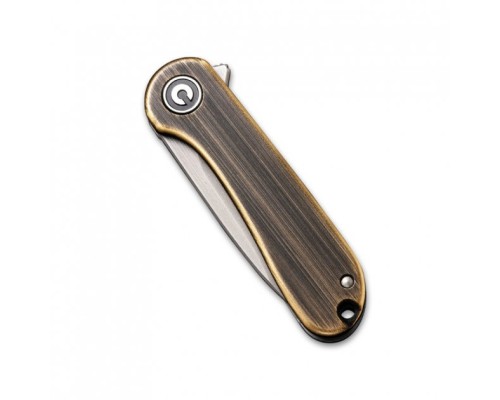 Ніж Civivi Mini Elementum Satin Brass (C18062Q-1)