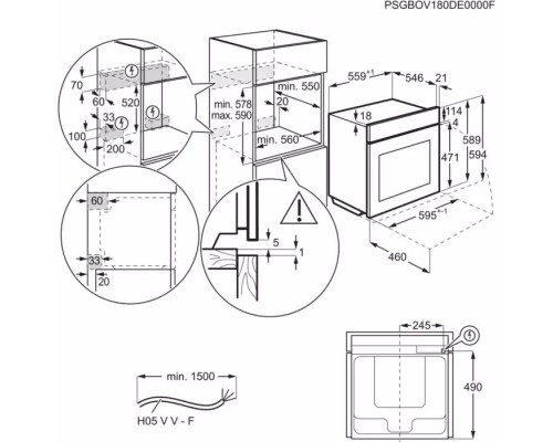 Духова шафа AEG BPE642120M