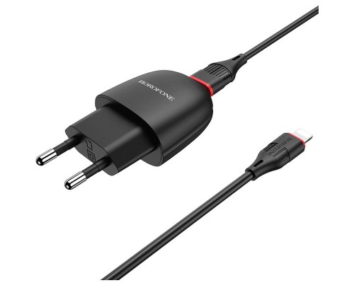 Зарядний пристрій BOROFONE BA49A Black (BA49ALB)