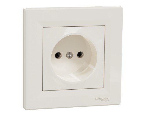 Розетка Schneider Electric ASFORA без заземлення крем (EPH3000123)