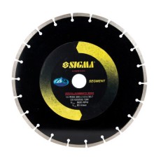 Круг відрізний Sigma алмазний HQ сегментний 300x3.2мм, 5600об/хв (193300z)