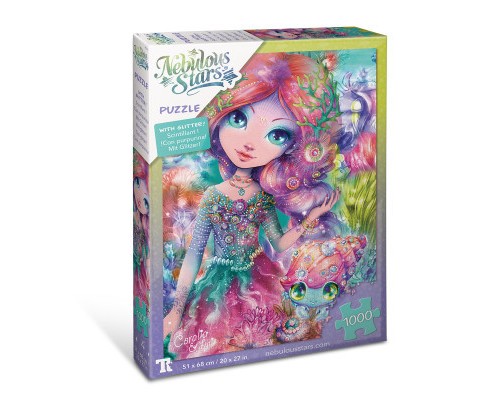 Пазл Nebulous Stars з блискітками Коралія та Лірія 1000 елементів (11682)