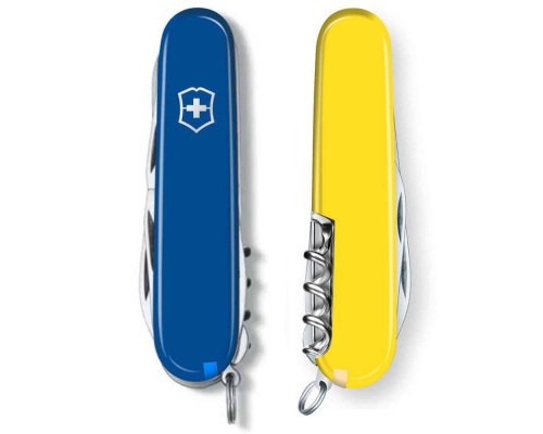 Ніж Victorinox Climber Ukraine Синьо-жовтий (1.3703.2.8)