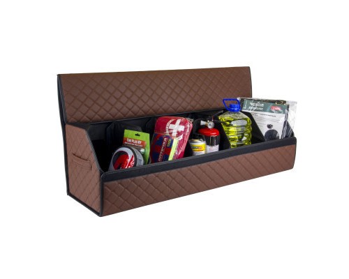 Сумка-органайзер EVAtech ECO XXL 30x30x100 см коричнева з коричневою ниткою (EHECEWZZBB)