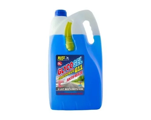 Антифриз BioLine Poland Glycogel G11 -80°C син, 5л (175526) 