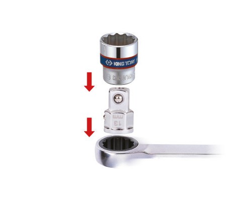 Адаптер для інструменту KING TONY 3/8