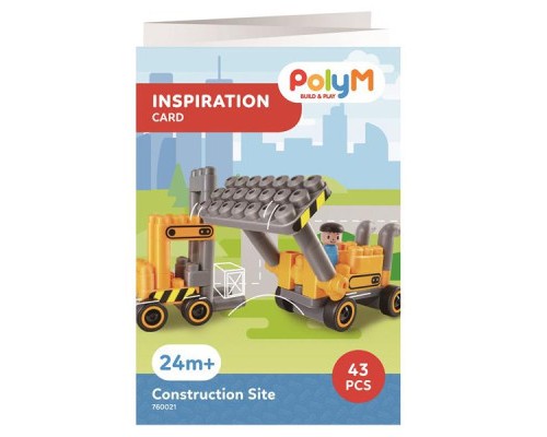 Конструктор PolyM Будівельна техніка 43 деталь (760021)